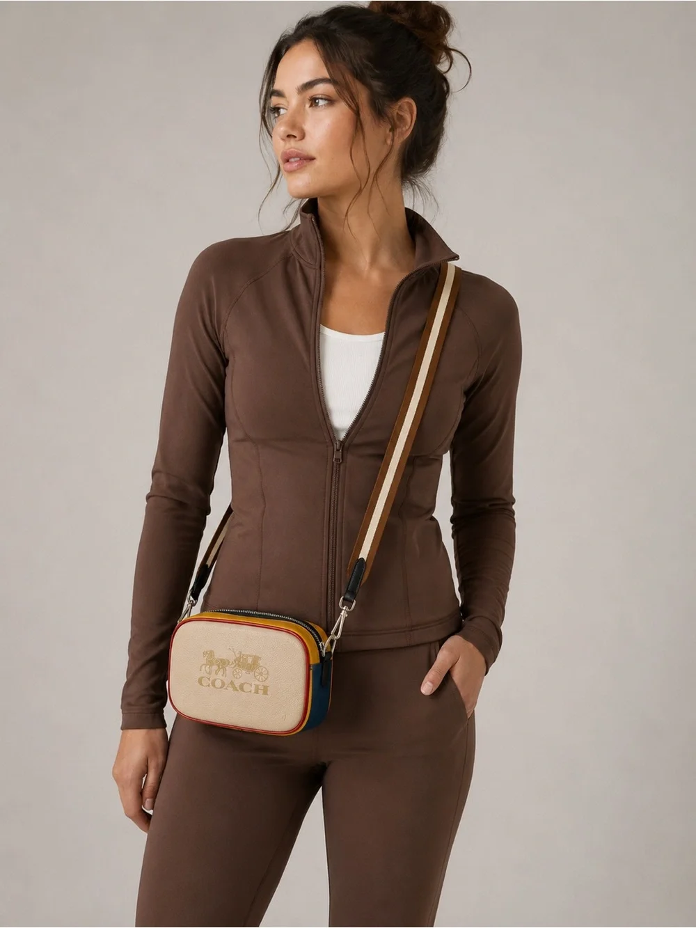 Coach Jes Convertible Colorblock Belt Bag